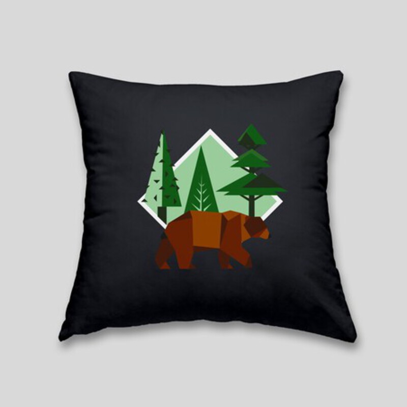 Brown bear cushion Brown bear cushion